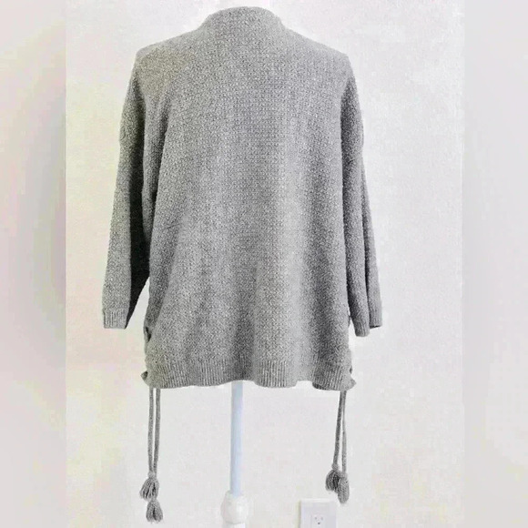 Madewell Side Lace -up Cardigan Size Medium - Picture 3 of 9